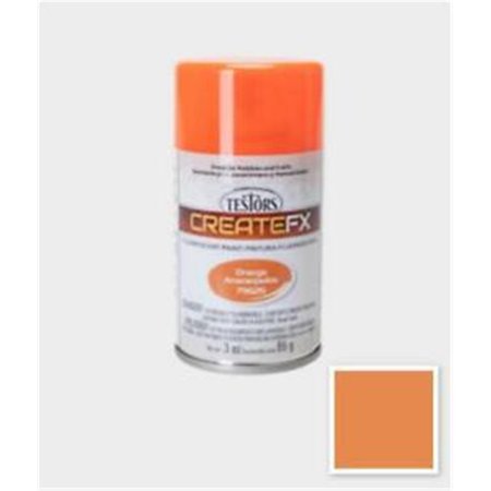 TESTORS 3 oz FX Fluorescent Orange Spray TES79625